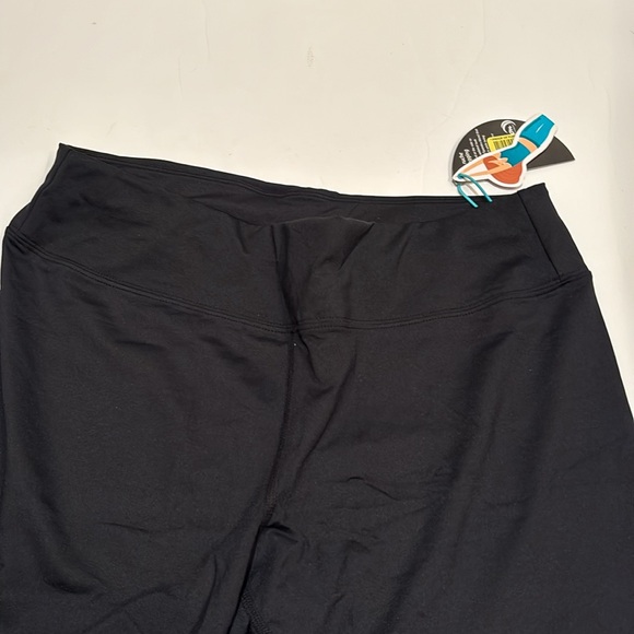 NWT HALF MOON modern movement legging capris, tights workout athletic L - Picture 2 of 6